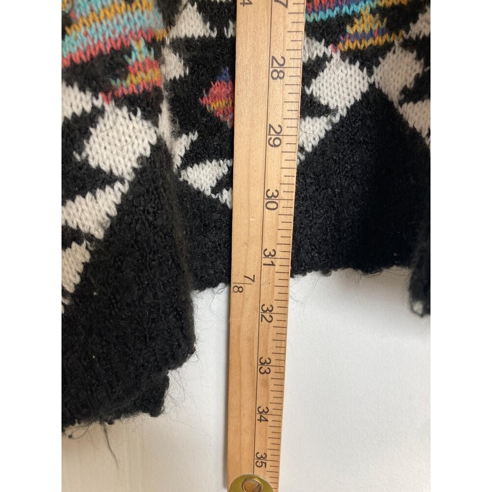 No Boundaries Cardigan Womens L Sweater Boho Native Southwestern Granola Duster - Picture 8 of 9